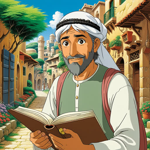 كان هناك شاب يحب قراءة الأدب العربي وتعلم اللغة العربية. في رحلته لدولة عربية، تعلم العربية بشكل أفضل وأصبح قادرًا على فهم الشعر والأدب العربي بشكل أكثر عمقًا.