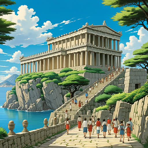 كان هناك مرة في أثينات، حيث عاش العالم فيليبودور. كان يأخذ جولات في المدينة لدراسة تاريخها الغني والأثر الفني الكبير. كانت أثينات تعكس العصور القديمة والحضارة اليونانية.