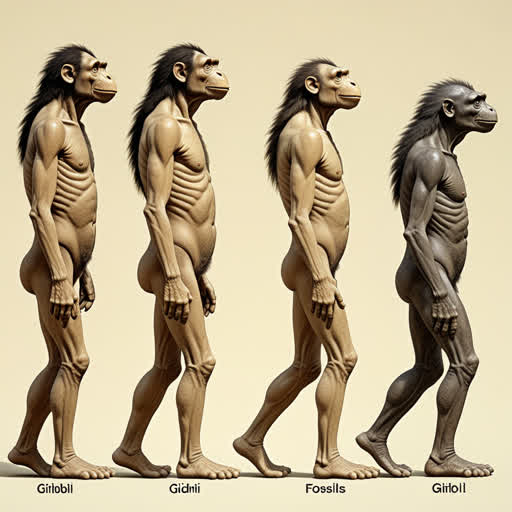 كان هناك عالم تطور يدرس أثريات Homo erectus لفهم كيف تطور الإنسان من المشي على أرجله الأربعة إلى المشي بوضعية راستة. كانت هذه الأثريات تحمل قصة التطور المذهلة للإنسان.